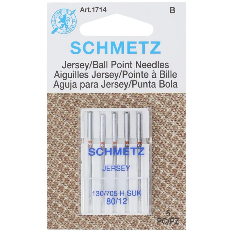 Schmetz Needle80/12 Jersey Ballpoint (5 pk)