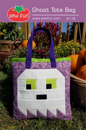Sew Fun Ghost Tote Bag