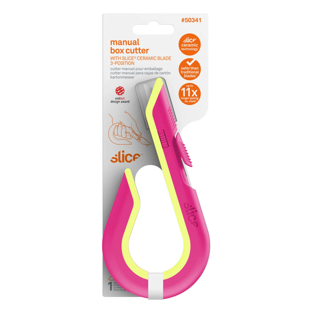 Manual Box Cutter - Fuschia