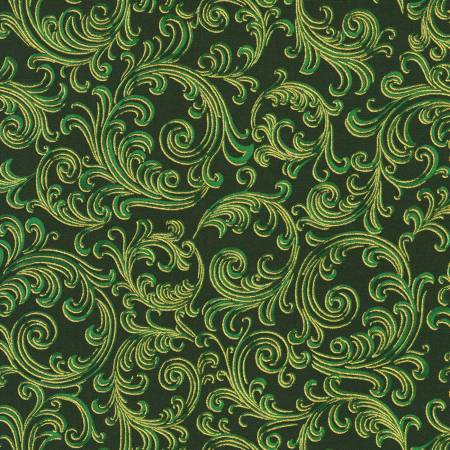 Holiday Flourish-Peppermint Twist Swirls Pine