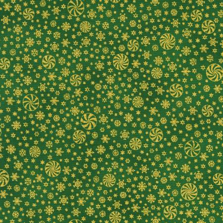 Holiday Flourish-Peppermint Twist Snowflakes Pine