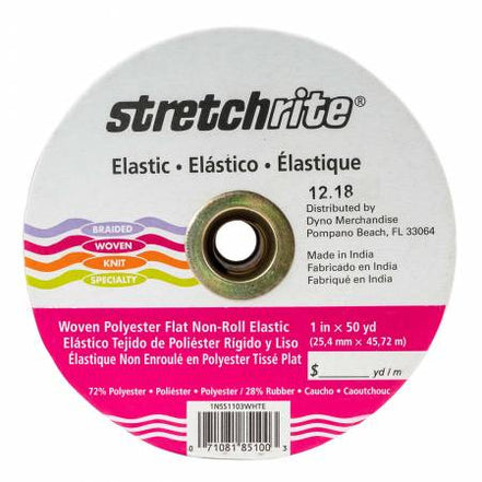 Stretchrite Woven Polyester Flat Non-Roll Elastic1