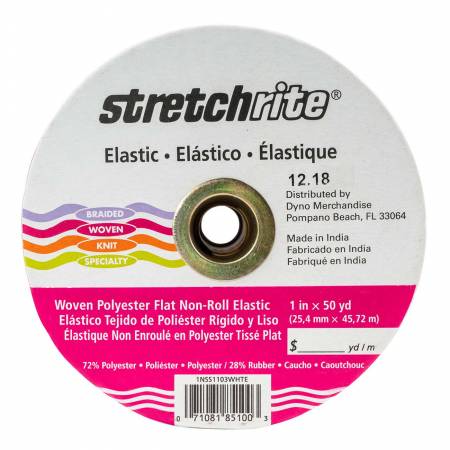 Stretchrite Woven Polyester Flat Non-Roll Elastic1