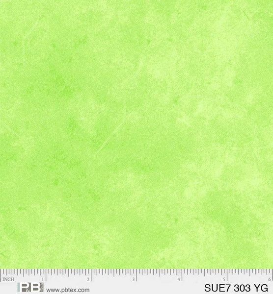 Suede Yellow Green