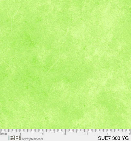Suede Yellow Green