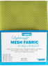 Green mesh fabric with packaging labeled 'byannie's' on a white background