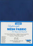 By Annie Mesh Fabric 18x54 Blastoff Blue