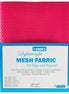 Pink mesh fabric with packaging labeled 'byannie's' on a white background