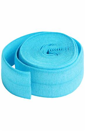 Annies Fold Over Elastic Parrot Blue