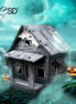 Clearance Freestanding Spooky Shack Design Pack
