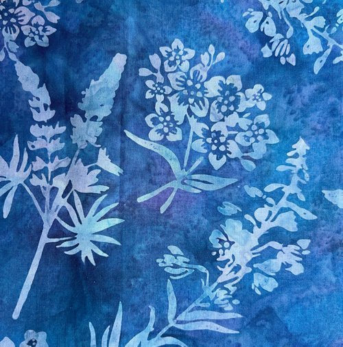 Bali Batik Custom Alaska Flowers Marlin