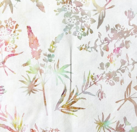 Bali Batik Custom Alaska Flowers Pink Lemonade