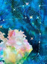 Bali Batik Custom Alaska State W/Northern Lights Pastel