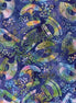 Bali Batik Custom Alaska - Ulu Knives Wildflower