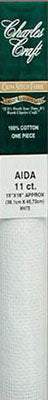 DMC Charles Craft Aida Fabric White, 11 ct 15" x 18"