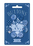 Tilda Something Blue Buttons - Dark