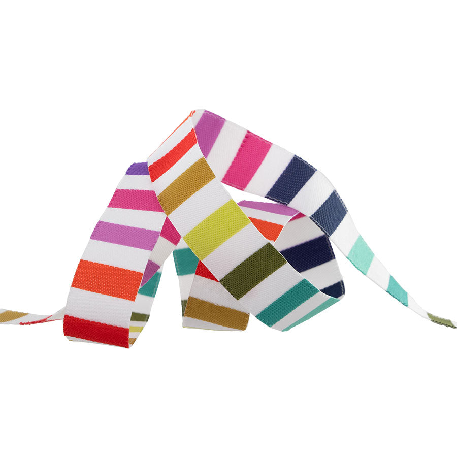 Tula Pink Rainbow Stripe - Rainbow/Multi