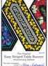 Easy Striped Table Runner Anniversary Edition