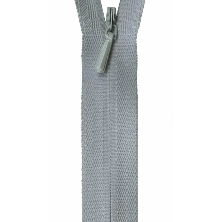 Unique Invisible Zipper 18" #574 Pearl Gray
