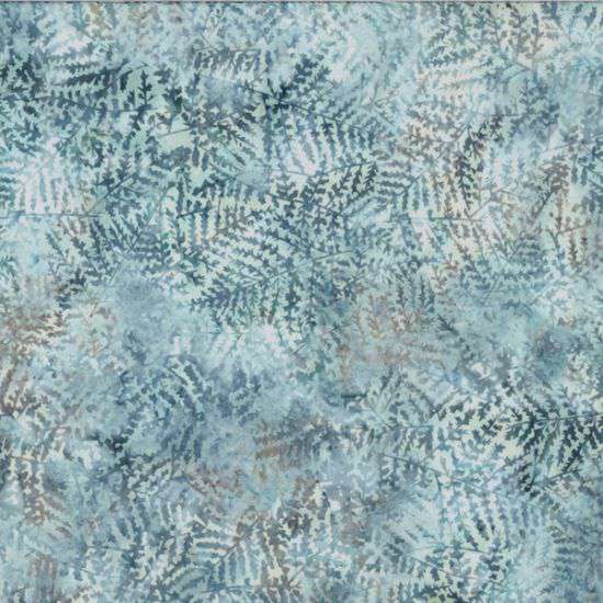 Hoffman Bali Batik Fern Bluegrass