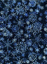 Hoffman Bali Batik Snowflake Midnight