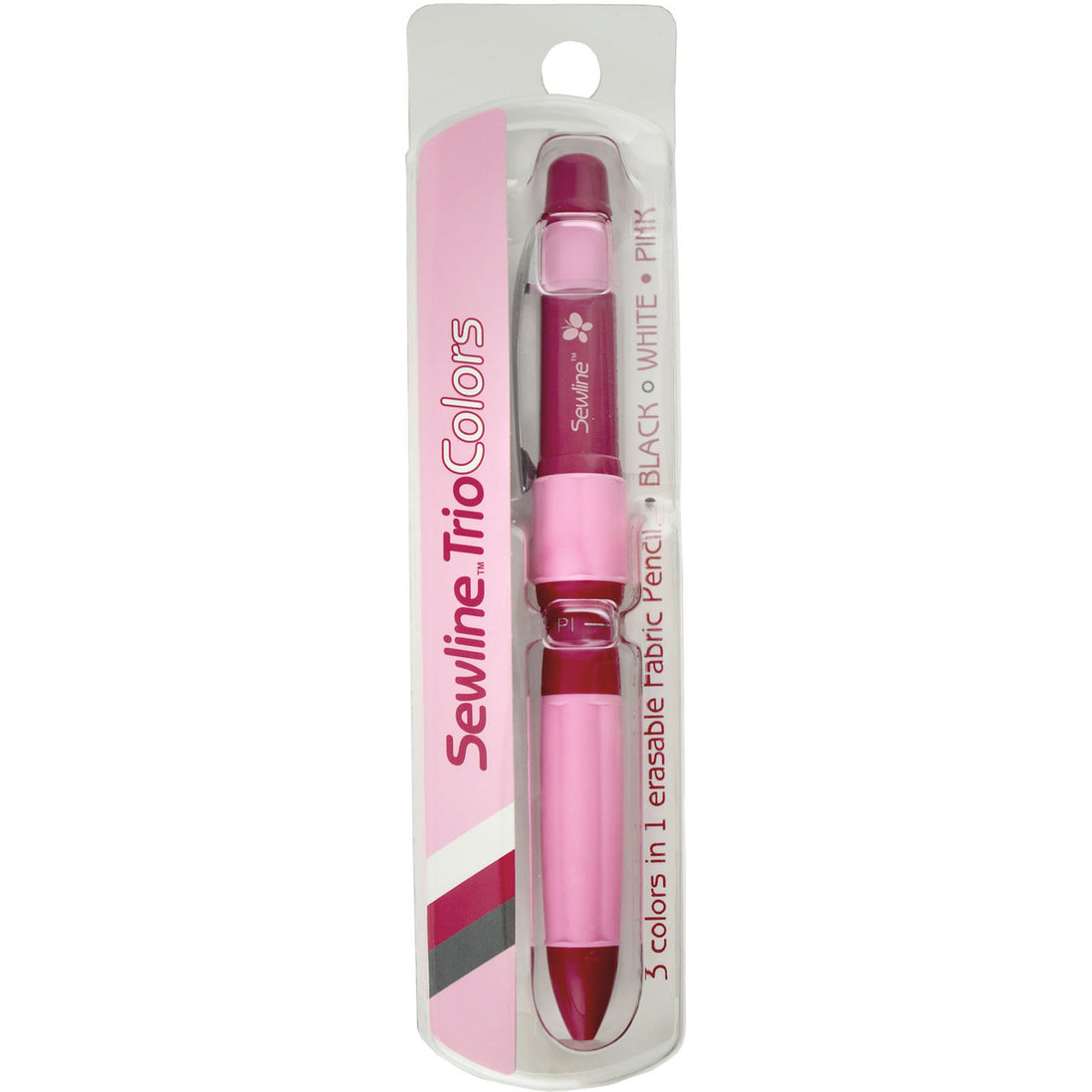 Pencil Trio White Black Pink