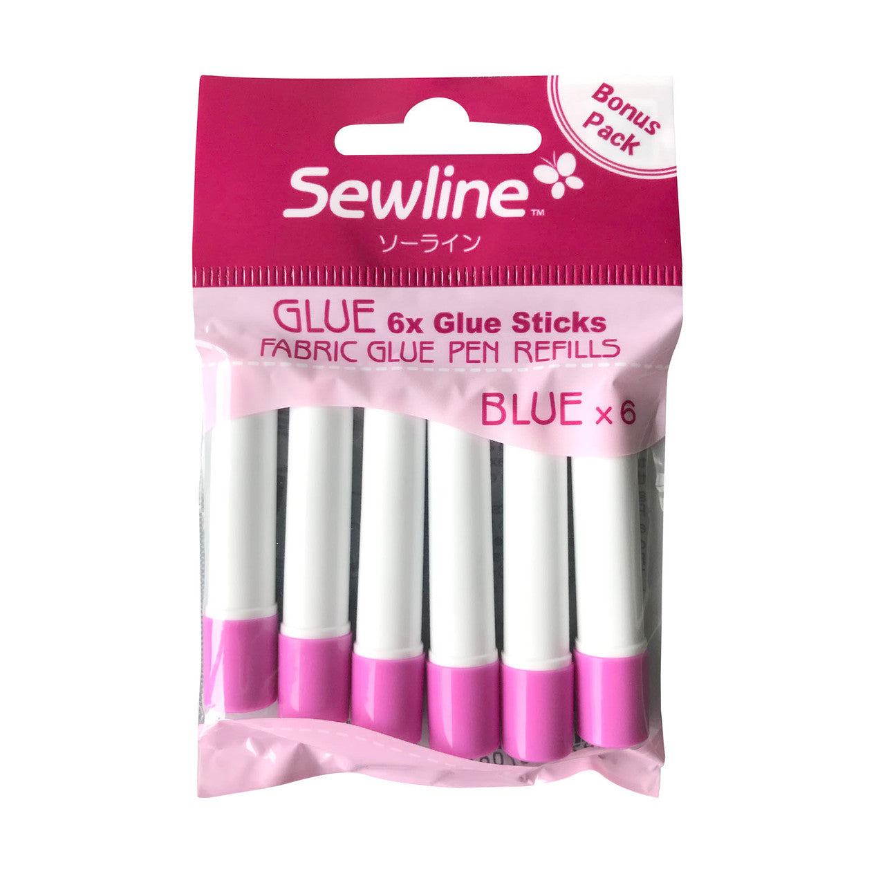 Sewline #1 Glue Refill Blue 6ct