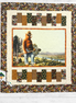 Smokey The Bear Quilt Kit 60" by 70"