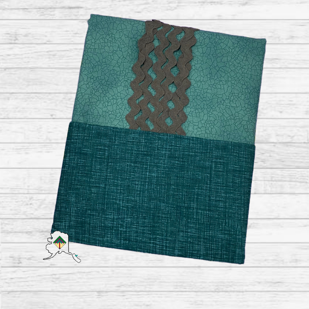 Kuspuk Fabric Kit 3-yds Plus -teal crackle