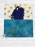 Kuspuk Fabric Kit 3-yds Plus - White Floral/Blue/Navy Trim