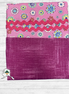 Kuspuk Fabric Kit 3-yds Plus - Pink Floral/Purple/Pink Trim