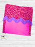 Kuspuk Fabric Kit 5-yds Plus -Magenta dots with purple trim