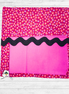 Kuspuk Fabric Kit 5-yds Plus -Magenta dots with black trim