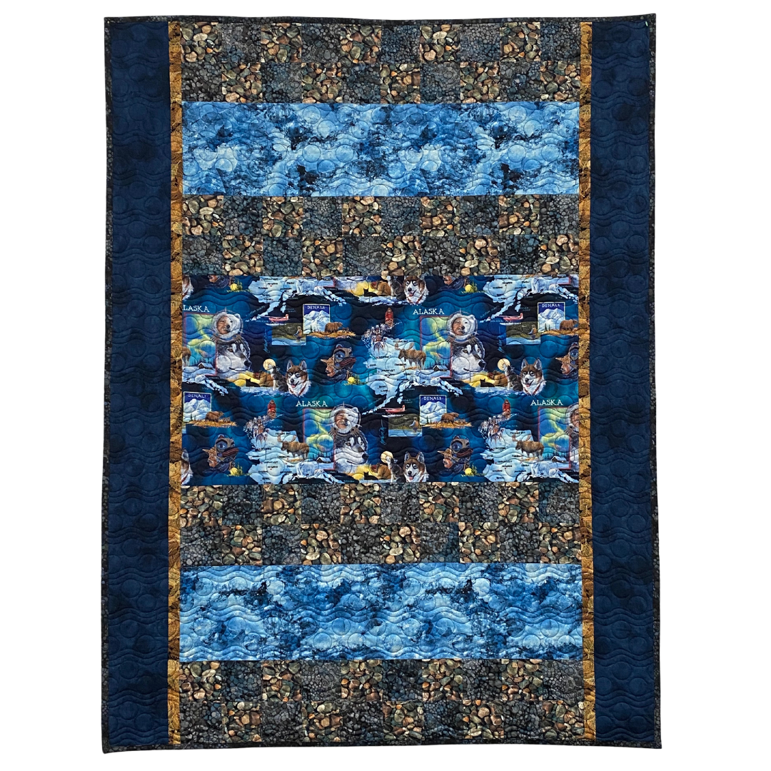 Jon Van Zyle Gingersnap quilt Kit 45" by 61"