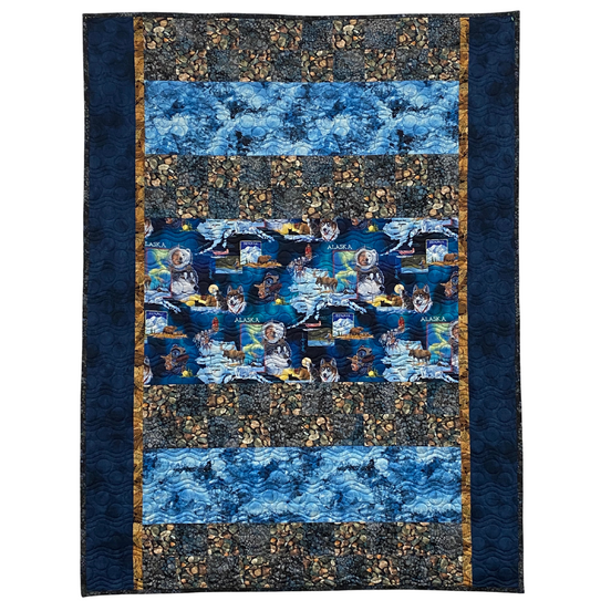 Jon Van Zyle Gingersnap quilt Kit 45" by 61"