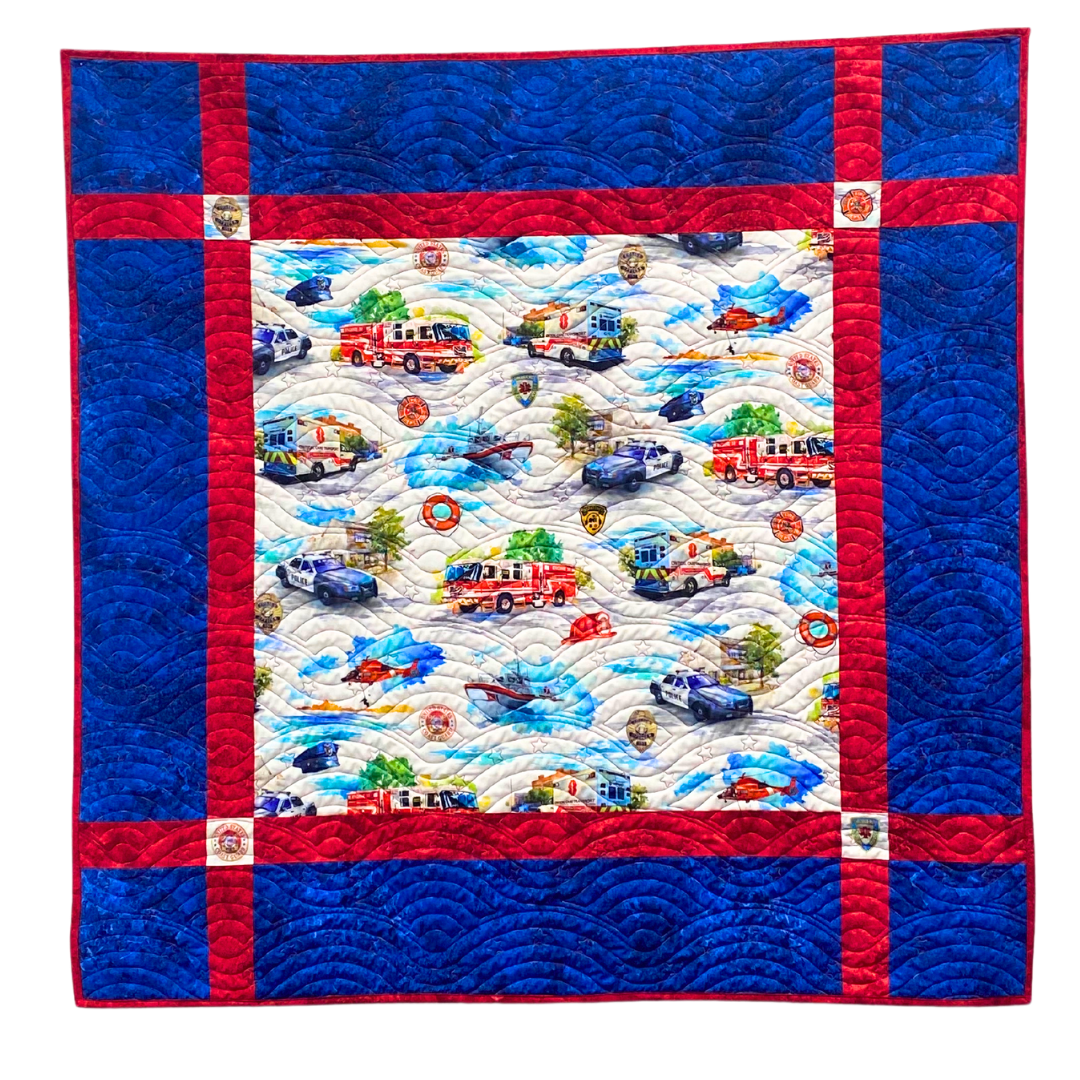 First Responders' Quilt Kit 52" x 52"