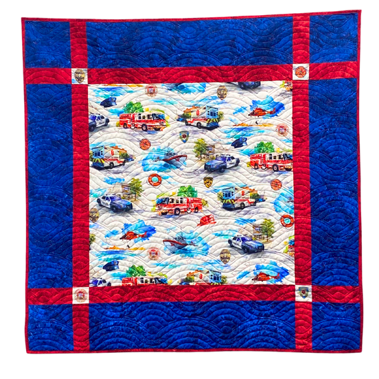 First Responders' Quilt Kit 52" x 52"