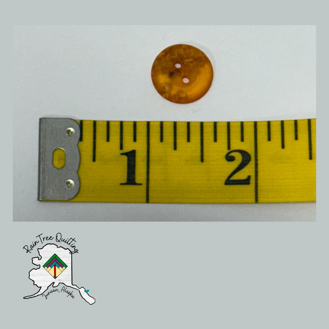 Orange Speckled Buttons
