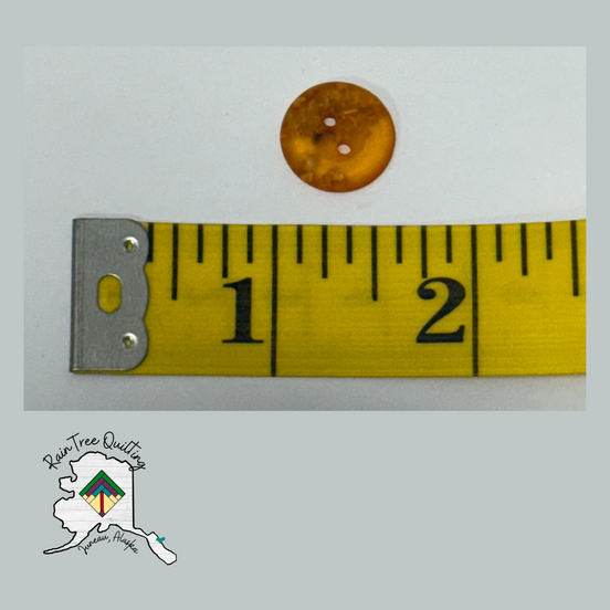 Orange Speckled Buttons