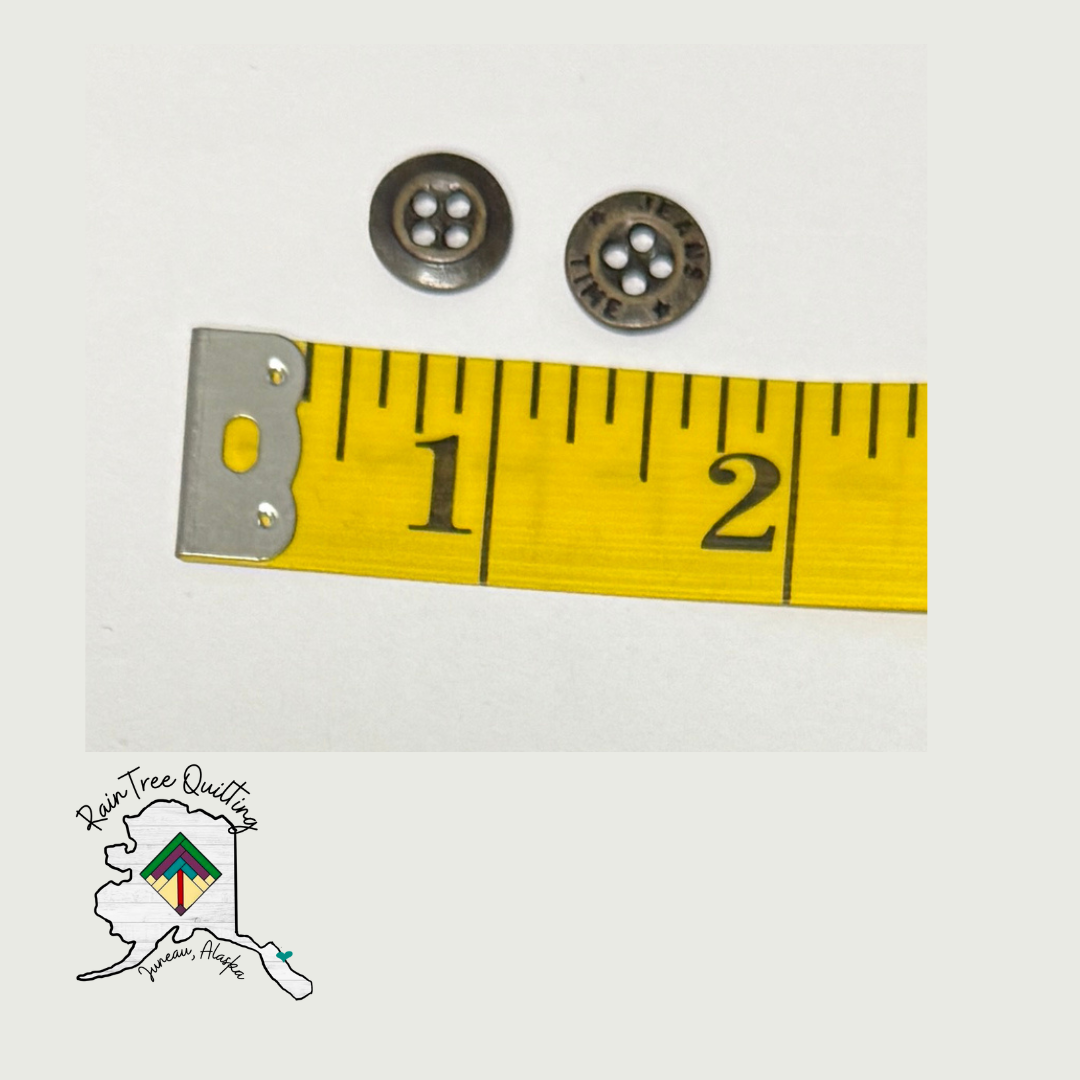 Small Jean Brass Buttons