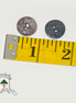 Black Glitter Buttons