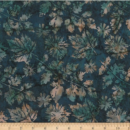 Bali Batik Veined Leaves Persia