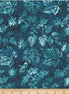 Bali Batik Veined Leaves Moonstruck
