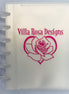 Villa Rosa Postcard Pattern Binder