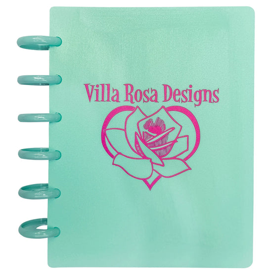 Villa Rosa Postcard Pattern Binder - Teal