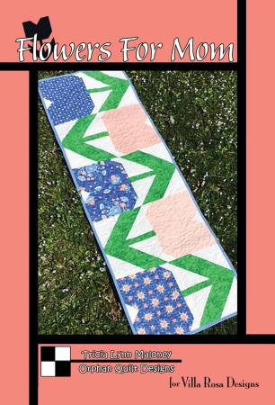 Flowers For Mom Table Runner Pattern by Villa Rosa Designs