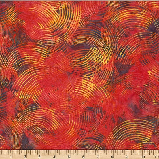 Bali Batik Organic Lines Poppy