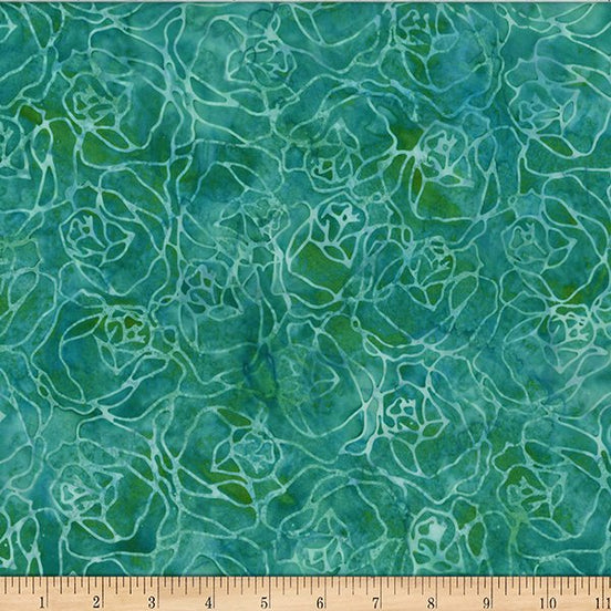 Bali Batik Rose Lines Mint