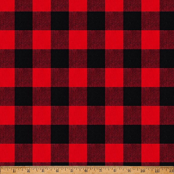 Hoffman Spectrum Print Off The Grid Red