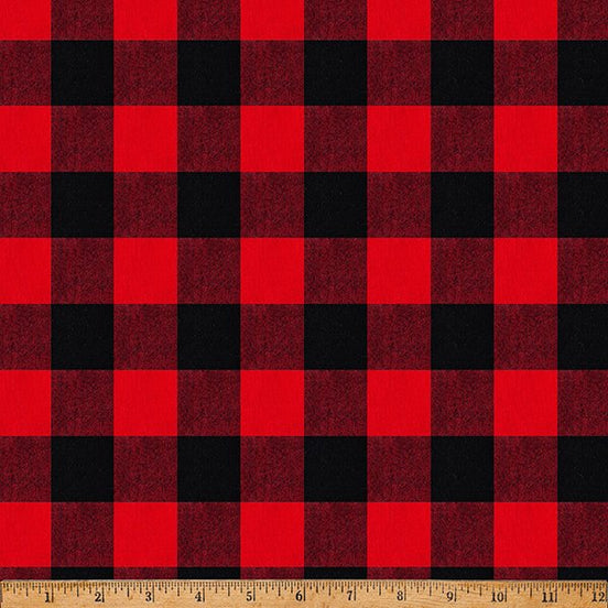 Hoffman Spectrum Print Off The Grid Red